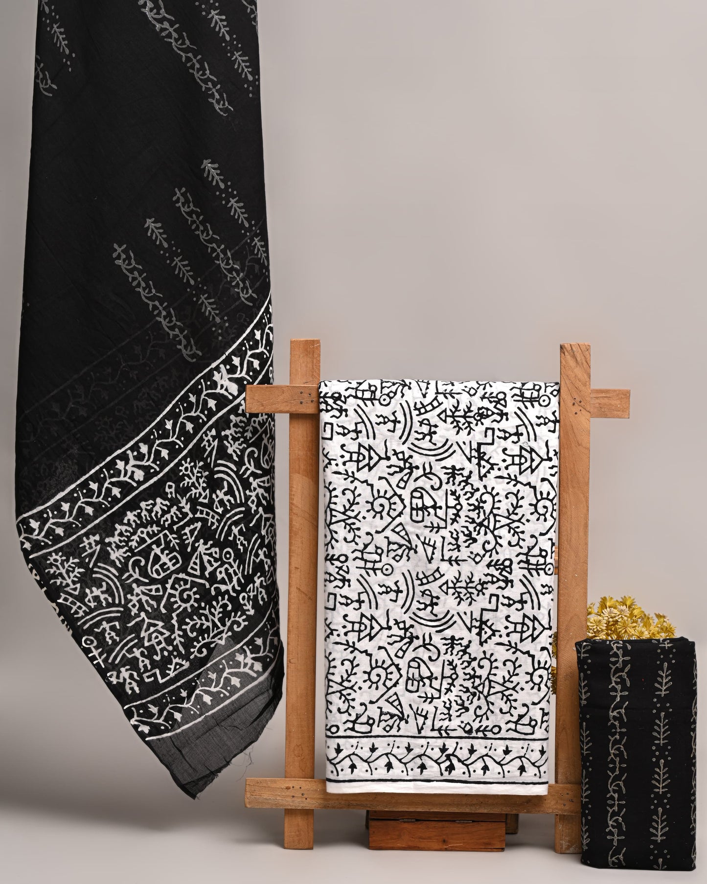 Royal Heritage Cotton Dress Material With Cotton Dupatta