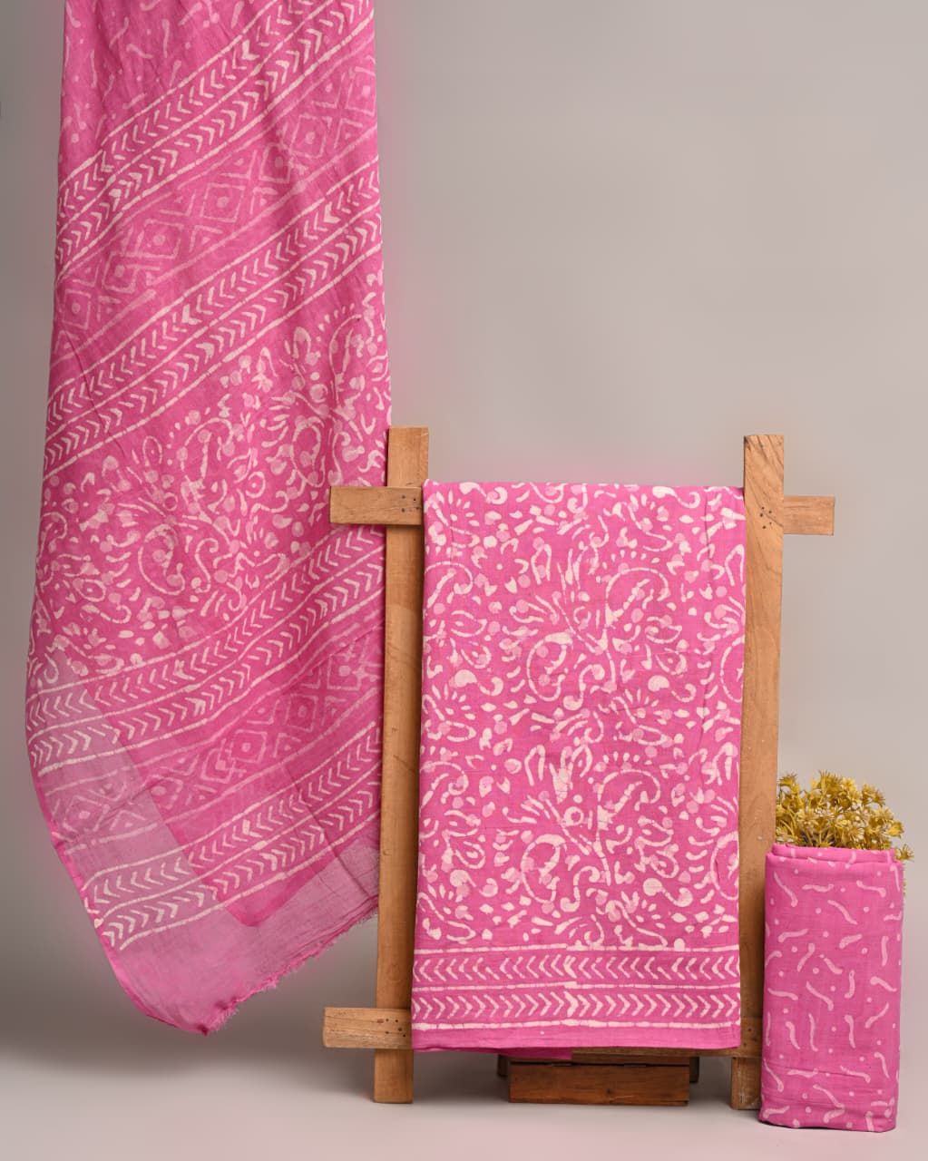 Royal Heritage Cotton Dress Material With Cotton Dupatta