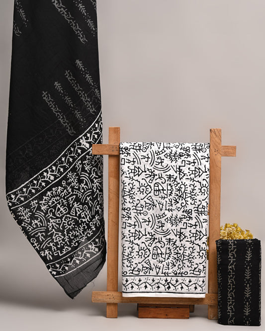 Royal Heritage Cotton Dress Material With Cotton Dupatta