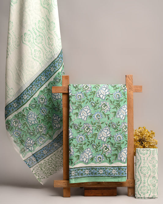 Royal Heritage Cotton Dress Material With Cotton Dupatta