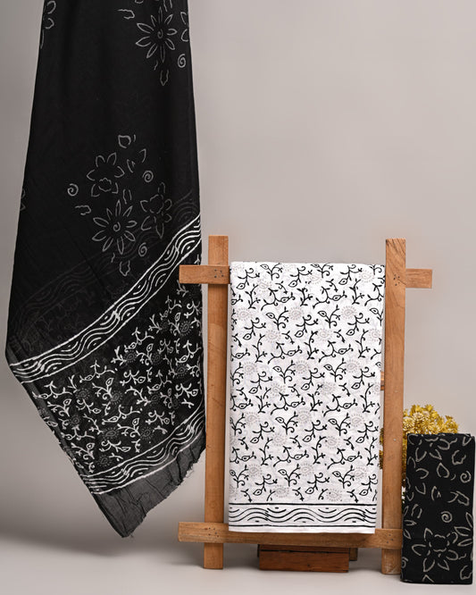 Royal Heritage Cotton Dress Material With Cotton Dupatta