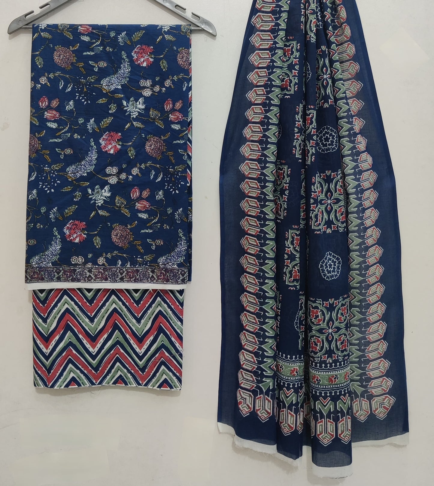 Royal Heritage Cotton Dress Material With Cotton Dupatta
