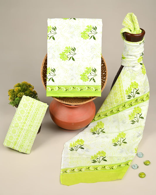 Royal Heritage Cotton Dress Material With Cotton Dupatta